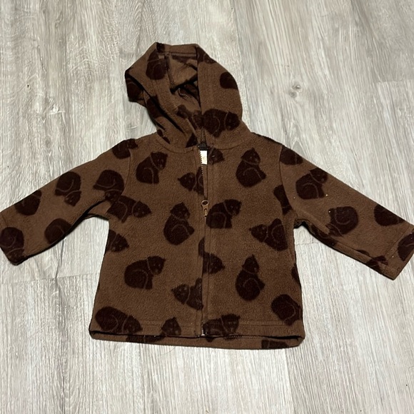 4/$20 Joe fresh brown bear sweater - Picture 1 of 1